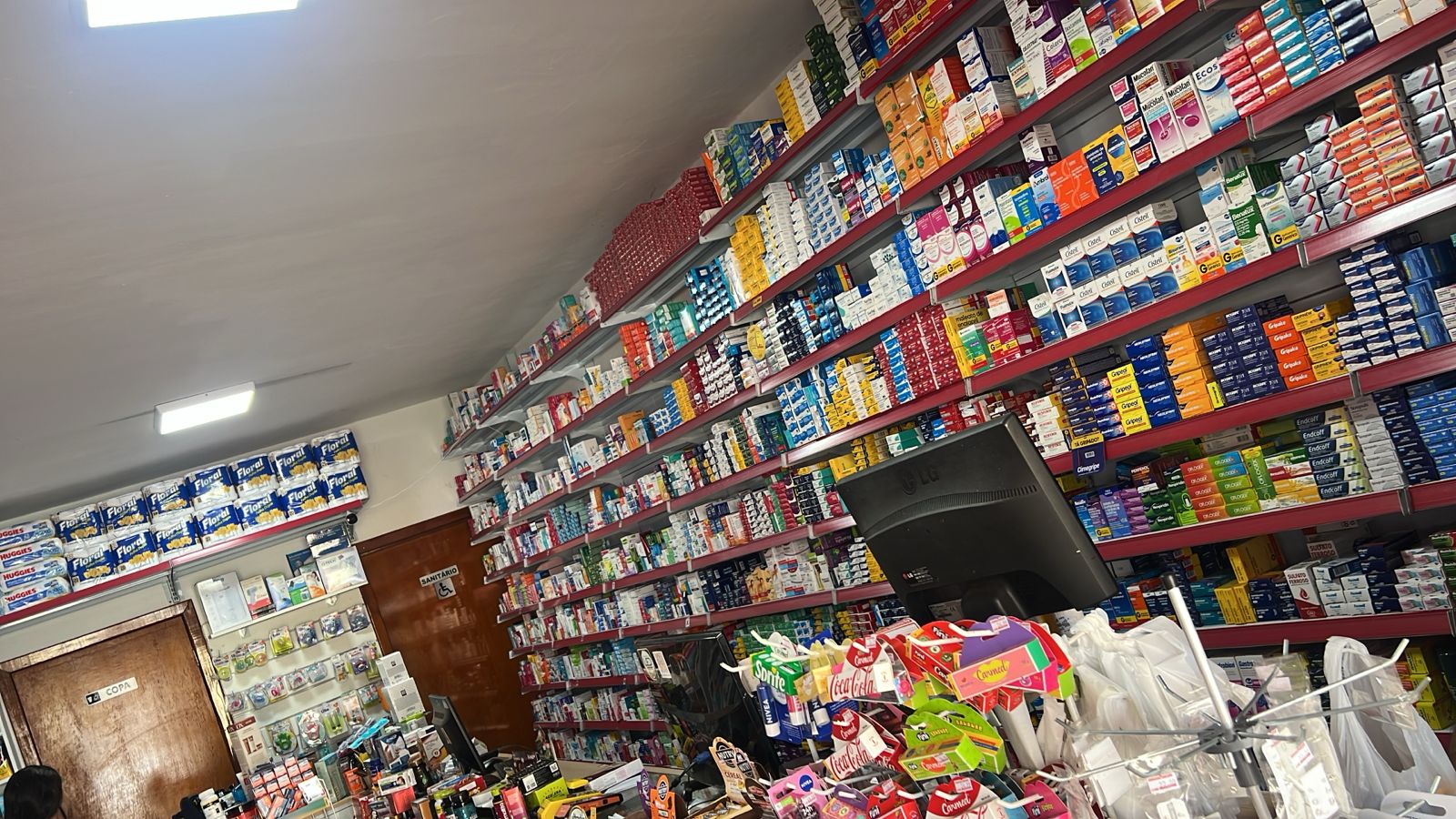 Interior da Drogaria